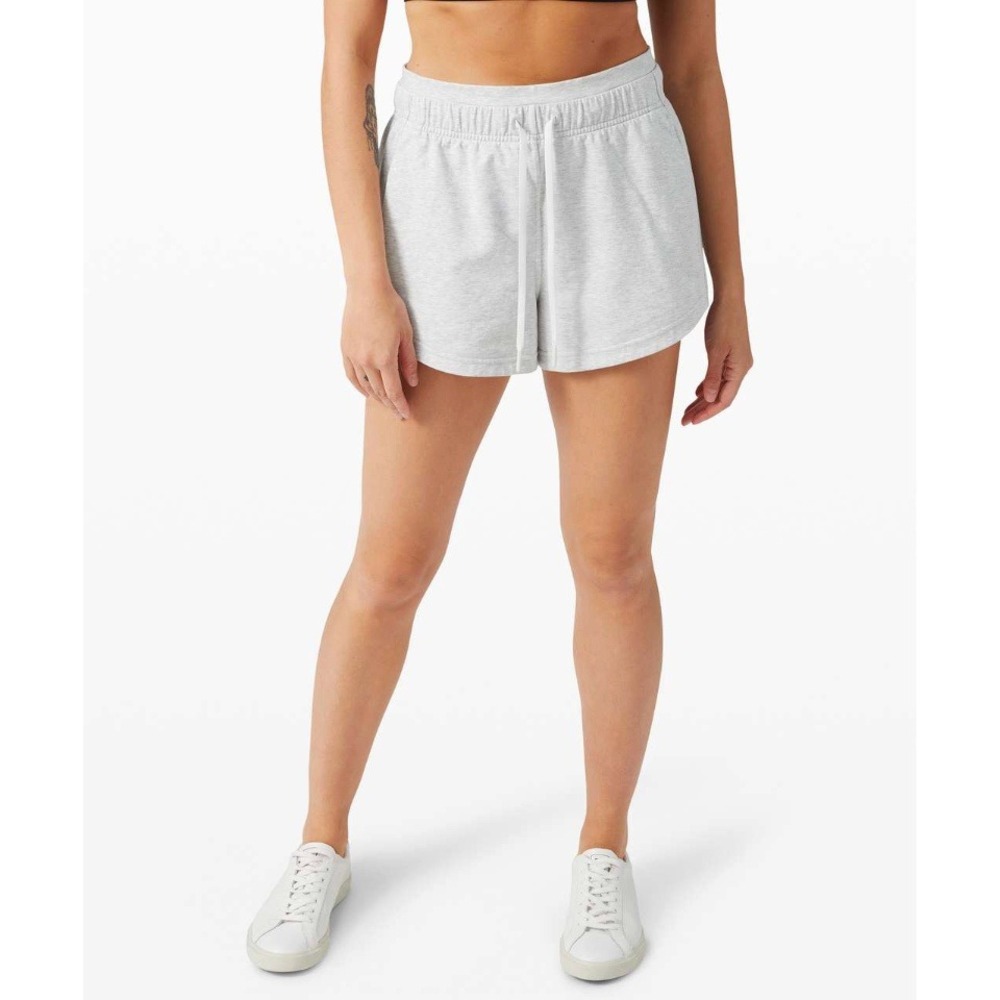 Lululemon Align High Rise Short Shorts‎ Heather Grey Size 4 Athletic Workout